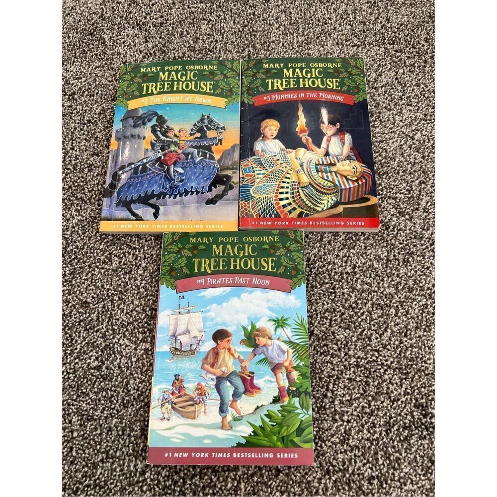 Set of 3 Magic Treehouse books